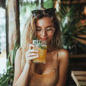 Fat Burning Mocktail That Supports Weight Loss Through Hydration, Fiber, and Antioxidants