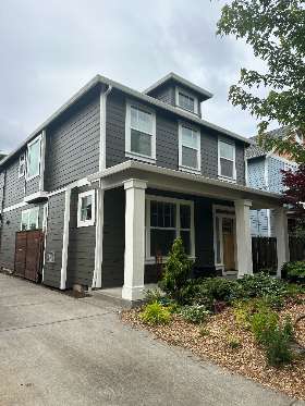 Looks amazing with this beautiful  exterior paint color! | Itech Painting Professionals