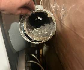 CityWide Dryer Vent Cleaning clogged vent