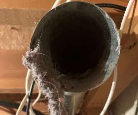 clogged dryer vent