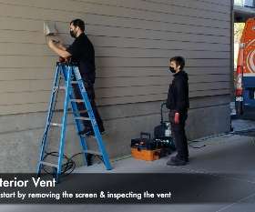 CityWide Dryer Vent Cleaning technicians