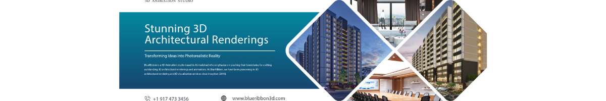 Blueribbon 3D Animation Studio Banner