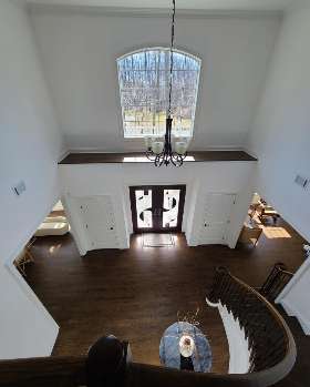 Painting with color Benjamin Moore Chantilly Lave | Hudson Paint Contracting