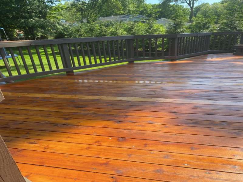DECK STAINING