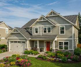 well-painted home in a pleasant climate