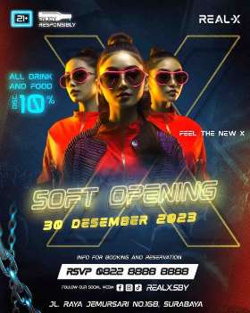 Real X - Soft Opening | Real X Surabaya