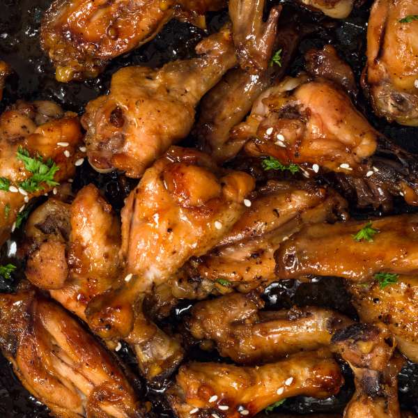 Teriyaki Glazed Chicken Wings
