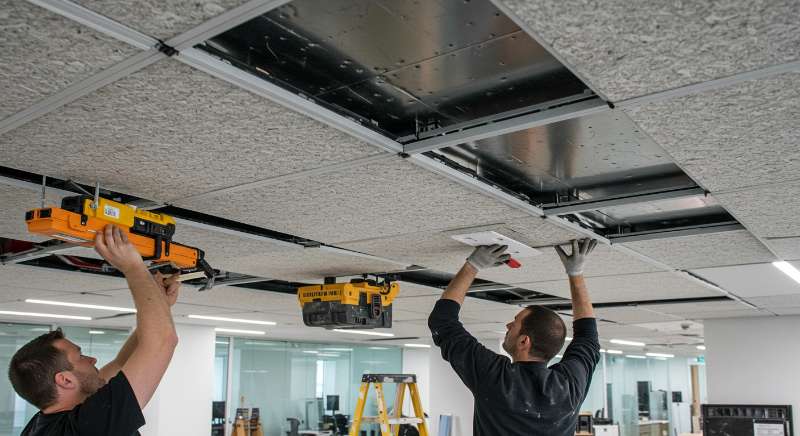 Enhancing Commercial Spaces with Acoustical Ceilings