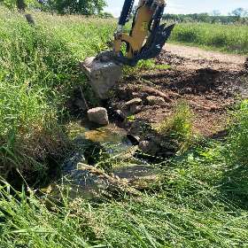 Making Township Ditch Look Great Again - Schleis Farms Custom Services, LLC