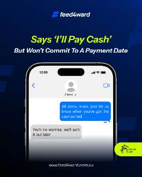 Says ‘I’ll pay cash’ but won’t commit to a payment date