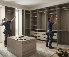 Custom Closet Installation