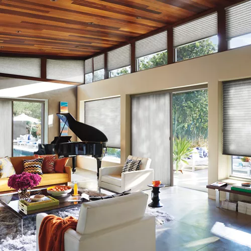 Modern Patio Door Window Treatments for Homes in Hoboken