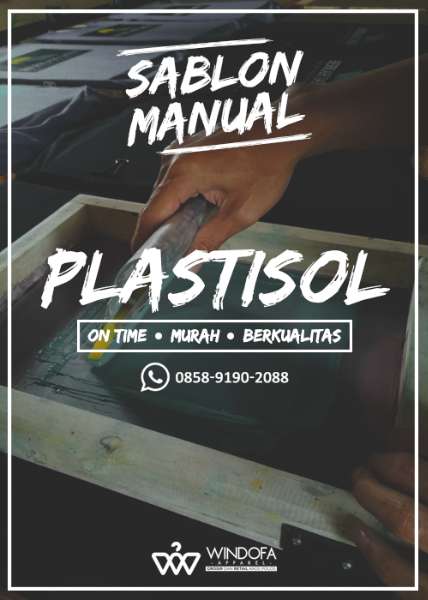 Membuat Kaos Seragam Dengan Sablon Plastisol