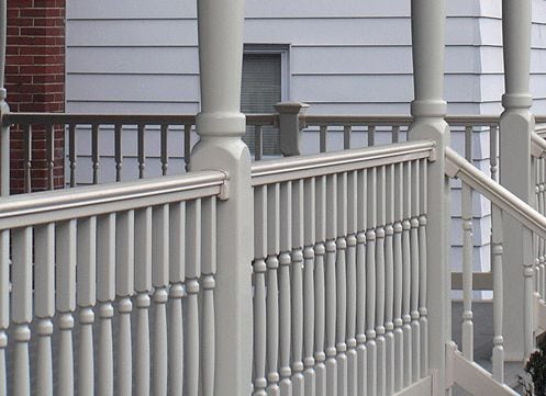 Columns and Railing