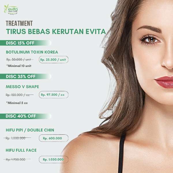 Treatment Bebas Kerutan Evita