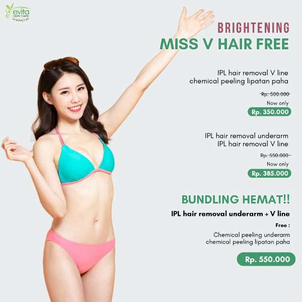 Brightening Miss V Hair Free