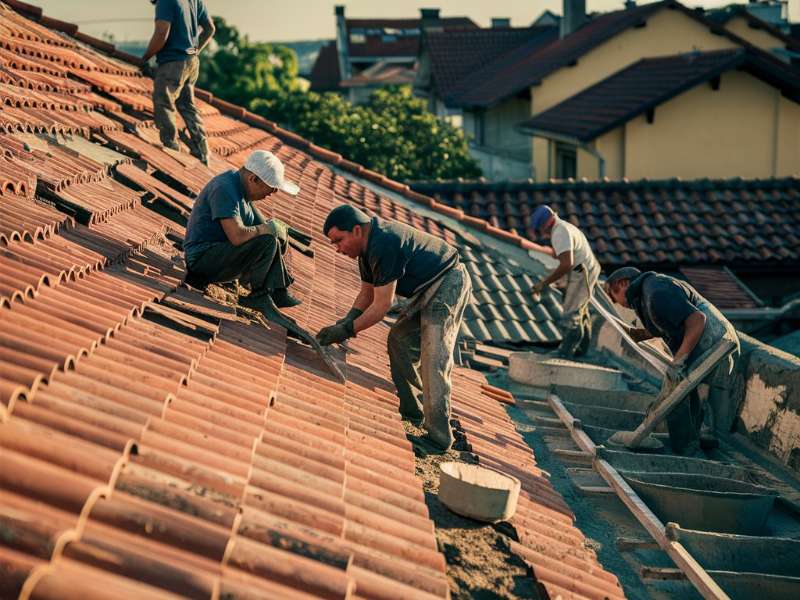 Cement Tile Roof Restoration