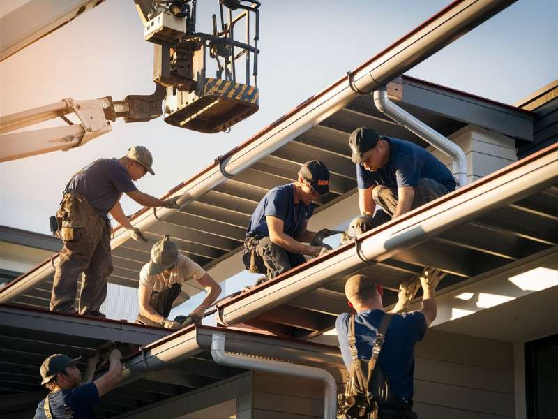 Colorbond Steel Gutters, Fascias, Downpipes Replacement & Installation Services