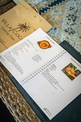 Cooking Class - Menu