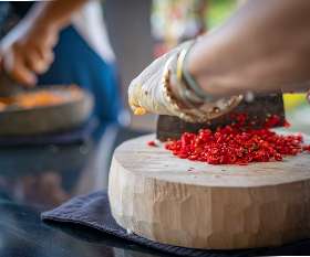 Cooking Class - Chopping Chili