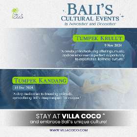 Bali’s Cultural Events in November and December