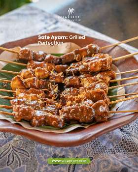 sate ayam by balinese cooking class