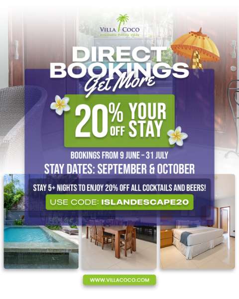 20% OFF YOUR STAY
