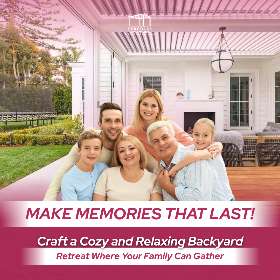 A backyard is more than just a space – it's a favorite gathering spot for your loved ones ┃Pergolas San Antonio