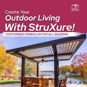 Extend your living space and enjoy the outdoors with a StruXure pergola ┃Pergolas San Antonio