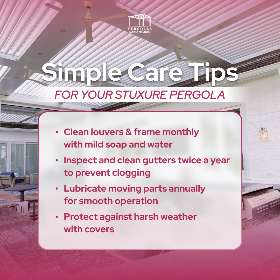 Simple care tips for your pergola┃Pergolas San Antonio