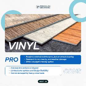 Vinyl material | Pergolas San Antonio