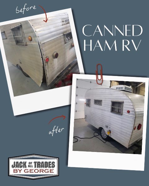 rom Tired to Tarmac: How We Restored This Classic Canned Ham RV
