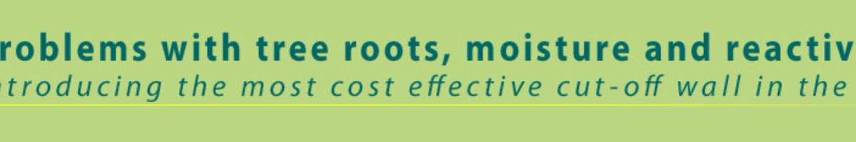 Root Barrier Banner