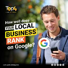 How Well Does Your Local Business Rank on Google? | Top4 Marketing