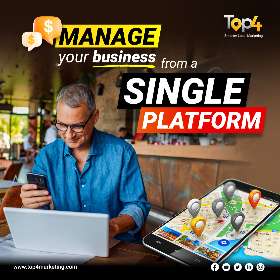 Manage Your Business from a Single Platform | Top4 Marketing