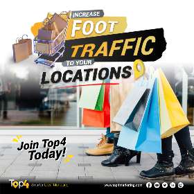 Increase foot traffic to your locations | Top4 Marketing