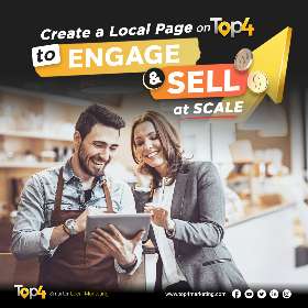 Create local page at Top to engage and sell at scale | Top4 Marketing