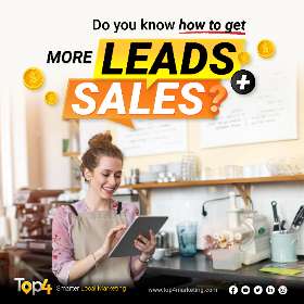 How to get more leads and sales | Top4 Marketing