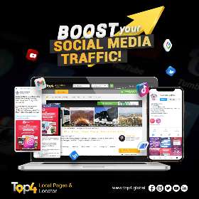 Boost your social media traffic - Top4 marketing 