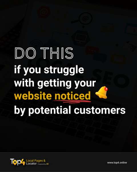 Do this if you struggle with getting your website noticed by potential customers