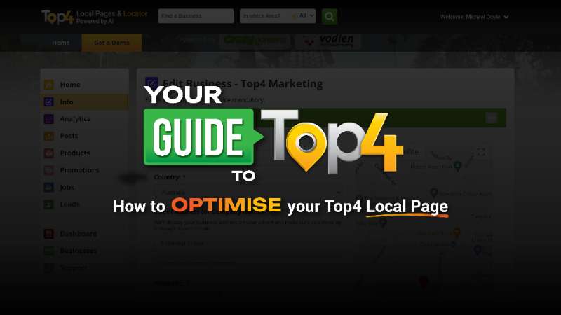 Maximising Visibility and Customer Engagement: A Guide to Optimising Your Top4 Local Page