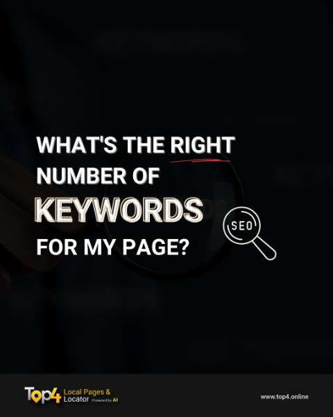 What's the right number of keywords for my page?