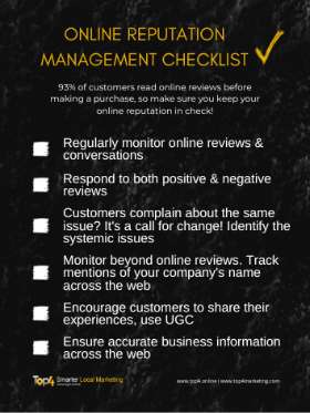 Your ultimate checklist to mastering online reputation is here! | Top4 Marketing