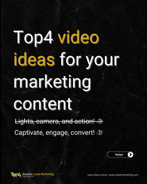 Top 4 Video Ideas for Your Marketing Content