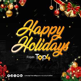 Happy Holidays from Top4 | Top4 Marketing