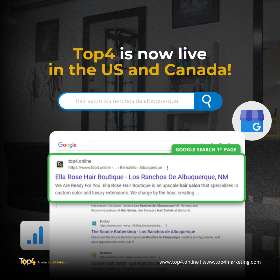Top4 is now live in the US and Canada! | Top4 Marketing