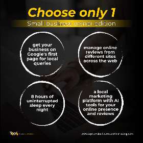 Choose only 1 for small business owner edition  | Top4 Marketing