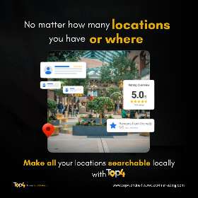 Tidak peduli berapa banyak lokasi yang kamu miliki atau dimana | Top4 Marketing