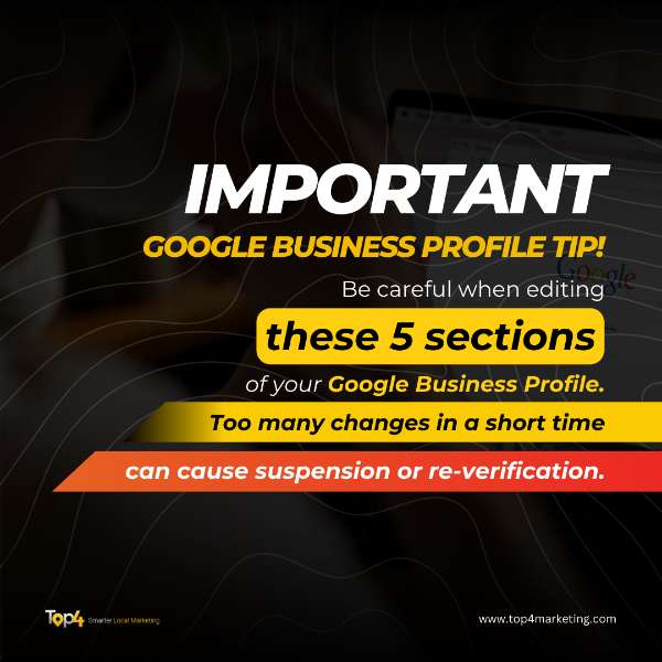 Important Google Business Profile Tip!