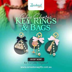 key rings and bags